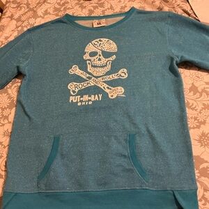 J. America Kids Teal Rock & Roll Sweatshirt